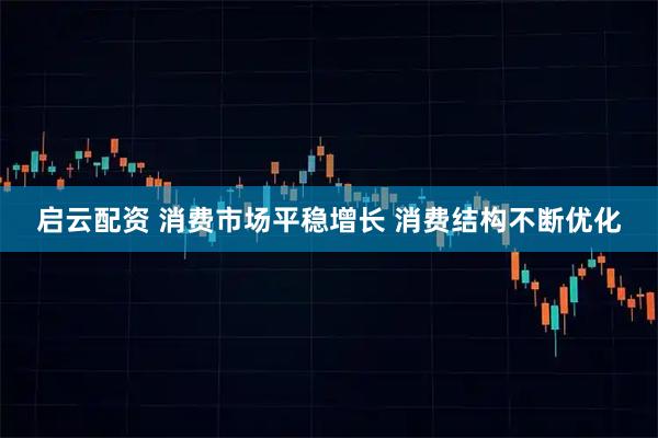启云配资 消费市场平稳增长 消费结构不断优化