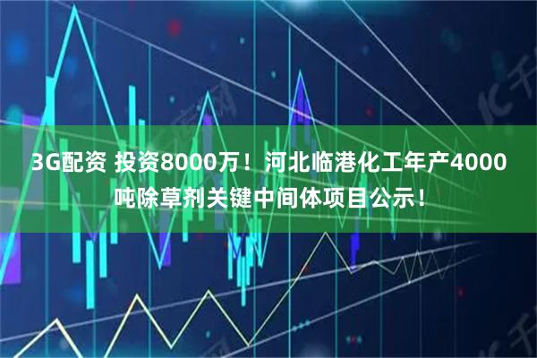 3G配资 投资8000万！河北临港化工年产4000吨除草剂关键中间体项目公示！
